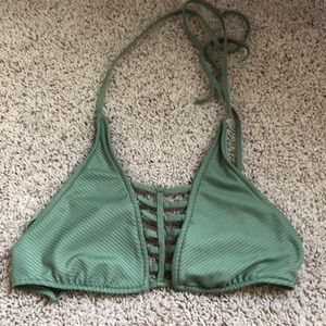 Olive Green Bikini Top